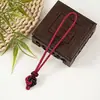Datura Nó Chinês Artesanal DIY Cordão para Pingente de Borla Estilo Chinês Utensílio de Jade Wenwan Corda para Pegar na Mão Ornamento Cabeça de Pingente