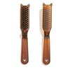Cepillo de barba para hombre de Amazon, con mango de cerdas, de barbero, para peinar y afeitar de madera.