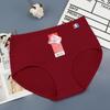 Algodão feminino plus size cor sólida 95 algodão respirável cuecas origem fornecimento puning atacado respirável