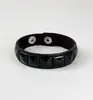 Pulsera Exagerada Retro Punk Nuevo Europeo y Americano Cadena de Remaches Afilados Multicapa Pulsera Ancha de Cuero para Hombres Pulsera Joyería