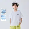 [2 Piezas 10% de descuento, 3 Piezas 20% de descuento] Ropa para Niños Verano Camisetas de Manga Corta de Algodón Puro para Niños Color Sólido Verano Ropa Delgada Moda Infantil