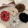 Corda de Telefone de Pelúcia e Faixa de Cabelo Outono e Inverno para Meninas, Corda de Rabo de Cavalo de Alta Elasticidade Que Não Danifica o Cabelo, Faixa de Cabeça Durável