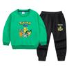 Conjunto de suéter y pantalón para niños y niñas, primavera y otoño 2022, nuevo conjunto de dos piezas de moda informal para bebés y niños.