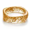 Pulseira de Resina Gradiente TK Europe para Mulheres, Bracelete Curvo, Anel de Melhor Amigo, Joia de Mão da Moda de Alto Padrão, Venda por Atacado