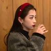 Faixa de Cabelo Veludo Retrô de Alta Qualidade para Mulheres 2024 Novo Estilo Clareador Faixa Alta para Cabelo com Mecha Larga Acessórios para Cabelo