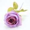 Único ramo europeu rosa flor artificial flor de seda flor falsa retro outono cor decoração fábrica atacado ornamentos casamento casamento