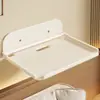 Soporte para Proyector Mesita de Noche Sin Taladro Estante Plegable Oculto Montado en Pared Soporte de Pared para Router Wifi Cámara de Vigilancia