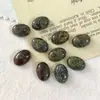 Piedra Preciosa Cabujón Ovalado de Ágata Cristalina Más Vendida Transfronteriza 10*14mm Piedra Suelta Semipreciosa Incrustación Joyería DIY