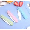 Cuchillo de fruta para dormitorio, portátil, plegable, para el hogar, mini cuchillo para melón, cuchillo plegable, pelador, tienda de fábrica