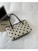 Bolso Tote de Lunares Nuevo 2026 para Mujer, Bolso de Hombro de Gran Capacidad para Viajes Diarios, Bolso de Mano de Moda para Viajes Diarios de Aspecto Elevado y Elegante