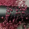3+8 hilo de pesca de perlas de imitación hilo continuo color de cuenta cadena de borlas DIY accesorios para el cabello de novia cadena de cuentas para sostener flores material