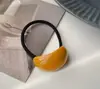 Café com leite bonito ~ pequena cobertura de leite rabo de cavalo simples faixa de cabelo acessórios de cabelo franceses corda de cabelo faixa de borracha ins de temperamento adorno de cabeça