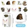 60/100 Pegatinas de Gato Lindo con Forma Especial Gatito Realista Estilo Coreano Funda para Teléfono Móvil Pegatina para Tableta Lote