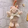 Chaveiro Coelho Wendy Fofo Boneco de Pelúcia Máquina de Garra Brinquedo Pingente de Mochila Pequeno Presente Chaveiro Atacado