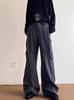 Cleanfit Pantalones Plisados para Hombre 2025 Primavera y Otoño Nuevo Diseño de Nicho Pantalones Casuales