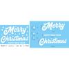 Adesivos de Natal Transfronteiriços Adesivos de Parede Adesivos Eletrostáticos Adesivos para Vidro de Janela Papai Noel Alce Presente Decorações de Janela