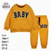 Sudadera de Otoño Nueva de Cuello Redondo Transfronteriza Material Ropa para Bebés y Niños Traje de Dos Piezas Traje Deportivo Casual [Mayoreo]