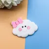 Zapatos de goma blanda epoxi de PVC zapatos con agujeros para flores hebilla de zapato decoración del empeine accesorios para zapatos superiores zapatos de dibujos animados con lazo