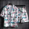 Ropa de Playa para Hombre, Ropa Casual de Vacaciones en la Playa para Hombre, Traje Hawaiano para Hombre de Viaje a Sanya, Uniforme de Clase, Atuendo de Pareja para Viaje