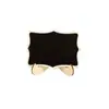 Mini Quadro Negro com Suporte para Montagem de Barraca, Quadro de Mensagens de Madeira DIY, Etiqueta de Preço, Pequena Peça Decorativa, Artesanato de Madeira Criativo