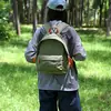 Mochila Transfronteriza de Nuevo Estilo de Alta Apariencia para Estudiantes de Preparatoria y Universitarias, Mochila Sencilla de Color Sólido, Mochila para Viajes y Trayectos Diarios para Hombres
