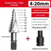 Broca Pagode Especial para Chave Elétrica, Perfuração de Chapa de Ferro de Alta Dureza e Placa de Aço Inoxidável, Abridor de Furos Expansor Especial de Alto Cobalto