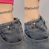 Herramienta de Ajuste de Talla de Pantalones para Apretar la Cintura, Pin sin Costura para Apretar la Cinturilla, Anti-Exposición, Tendencia Estilo Coreano