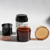 Punto de Fábrica Botella de Vacío Marrón a Prueba de Luz de 15 ml a 120 ml Botella de Vacío para Crema Facial Botella de Relleno de Spray de Vacío para Loción
