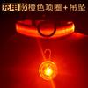 Collar Recargable LED para Mascotas, Collar Luminoso para Perros para Pasear Perros y Evitar que se Pierdan, Collar Brillante con Luz de Advertencia Intermitente