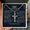 Collar de cadena cubana de hip-hop de personalidad europea y americana transfronterizo para hombre, para enviar a familiares y amigos, tarjeta de bendición, caja de regalo, joyería exquisita