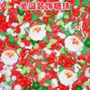 Decorações Populares de Bolo com Contas de Doce de Natal: Cabeça do Papai Noel, Sino Dourado, Figuras de Doce, Etiquetas de Doce, Enfeites Comestíveis para Sobremesa
