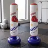 Novo saco de pancadas inflável infantil de desenho animado transfronteiriço, equipamento de boxe para alívio de estresse para uso doméstico, coluna de boxe inflável de PVC