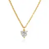 Collar Cruz Directo de Suministro Acero Inoxidable Circonia para Mujer Sensación de Alta Gama Chapado en Oro de 18K Acero de Titanio con Incrustaciones de Diamante Colgante Joyería de Lujo Ligero Venta al por Mayor