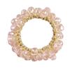 Estilo coreano Hot Selling Acessórios para o cabelo Moda Cor Cristal Cabelo Corda Pulseira Dual-use Ponyon Elástico Borracha Tendão Bola Anel de Cabelo