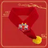 Bufanda linda de Año Nuevo para Gatos y Perros, Accesorio Navideño de Reno para Mascotas, Calentador de Cuello Festivo Rojo para Perros Pequeños