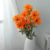 Venta al por mayor de girasoles artificiales para arreglos florales de boda, flores guía de piso, flores para jarrón de decoración de bodas de hotel y hogar