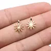 10x 13mm 0.4g multicolor al por mayor accesorios de ropa DIY serie navideña colgante de copo de nieve