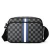 Bolso de Hombro Horizontal Estilo Coreano para Hombre de Calle Bolso Cruzado de Pareja para Hombre a la Moda Bolso Cuadrado Pequeño con Letras Bolso de Marca de Moda para Hombre