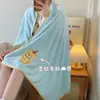 Toalla de Baño Nueva Estilo Gatito, Toalla para Mujer, Gorro Secador de Cabello, Set de Tres Piezas para Uso en Casa, Felpa de Coral, Lindo, Absorbente, Secado Rápido, Toalla Envolvente