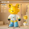 Cofrinho de Urso Violento Pintado à Mão Ornamento Decoração de Móvel de TV para Casa Moderno de Luxo Leve Fornecimento Direto da Fábrica