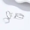 Aretes de Mariposa para Mujer Aretes de Plata 925 Lujo Accesible Gama Alta Circonita Marquise Joyería Diseño de Nicho Moda Ins Aretes
