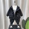 Conjunto de Ropa de Otoño para Niños, Nuevo Estilo Primavera y Otoño 2026 Chaqueta Cortavientos Infantil, Ropa para Niños Moderna y Elegante
