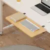 Tablero de Extensión para Escritorio Oficina Escritorio Perforación-Gratis Ampliación Extensión Artefacto Escritorio de Computadora Plegable Bandeja para Teclado