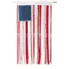 Bandera colgante para el Día de la Independencia de América, de doble cara, poliéster, decoración para chimenea del hogar, colgante de puerta