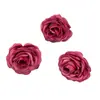 Flores artificiales 5CM cabezas de rosa DIY hechas a mano decoración de boda para el hogar materiales florales pasador flor de soltera corsage flor de solapa flor artificial transfronteriza al por mayor