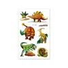 Suministro Directo de Fábrica Nuevas Calcomanías Metálicas para Tatuajes Calcomanías de Tatuajes Bronceados de Dinosaurios de Dibujos Animados Calcomanías para la Cara para Hombres y Mujeres Calcomanías para el Brazo