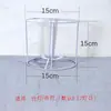 Estrutura para Abajur DIY Tecelagem com Corda Artesanal Abajur Suporte de Lâmpada Luminária de Mesa Redonda Quadrada Ferragens Acessórios de Estrutura de Ferro