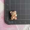 Accesorios de Resina de Animales de Tamaño Pequeño Gato Conejo Dinosaurio Oso Accesorios Material Pasador Funda de Teléfono Celular Decoración de Zapatos Accesorios