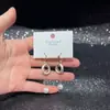 Brincos de Urso Amorosos para Outono e Inverno para Mulheres, Fofos e Doces, Versáteis, Galvanoplastia Ecológica, Atacado de Acessórios Yiwu
