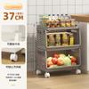 Estante de Almacenamiento Multifuncional Personalizado para Cocina Estante de Almacenamiento Multicapa para el Hogar Estante de Almacenamiento para Snacks, Frutas y Verduras Carrito Desmontable